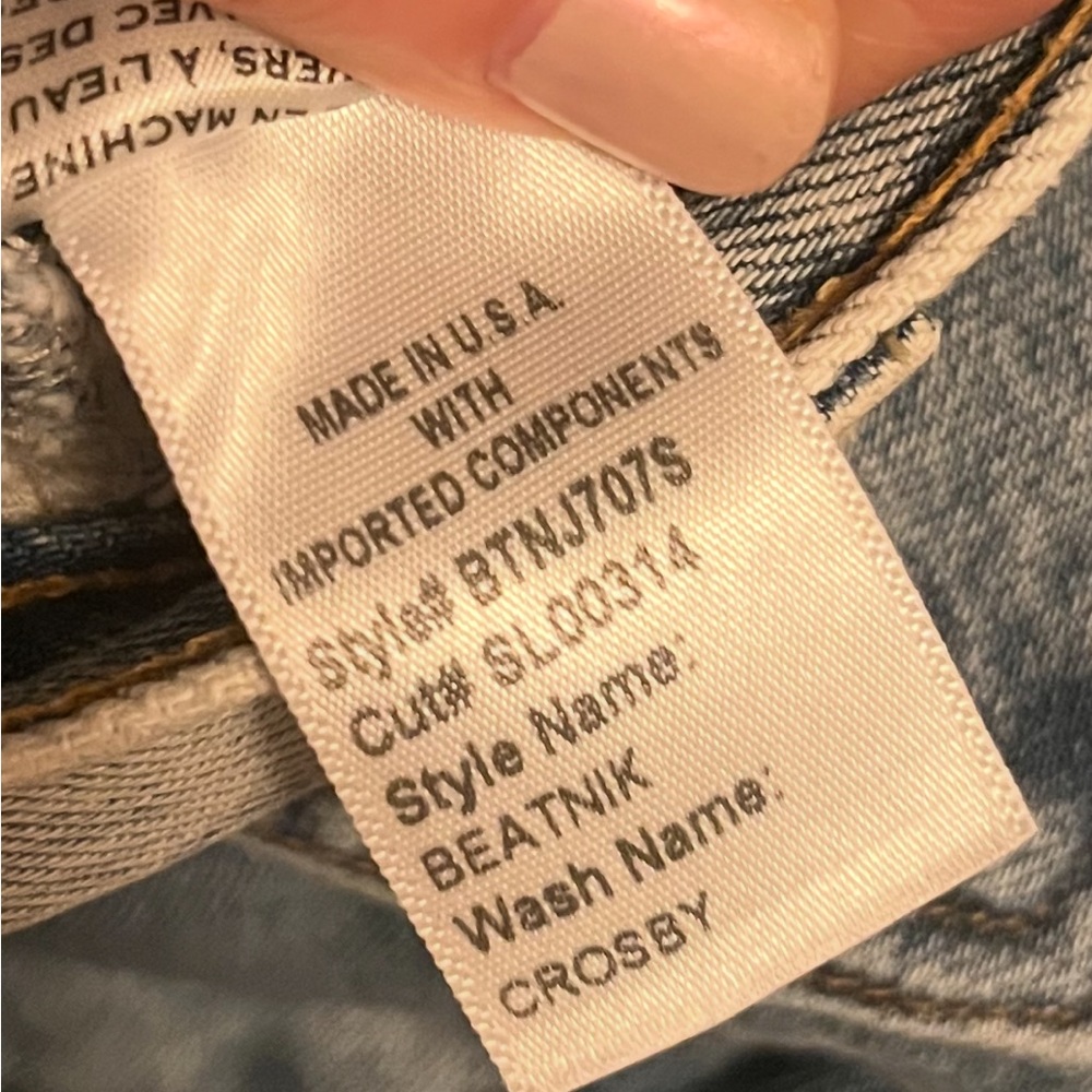 SLVRLAKE Blue Acid Wash Denim Jeans - Picture 6 of 6